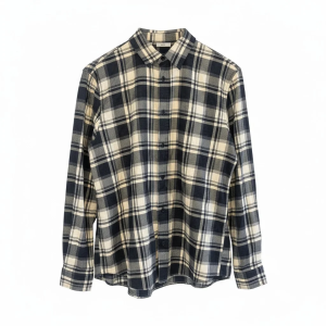 men's long sleeve plaid button down shirt m67